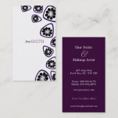 Rétros cartes de visite élégants (Devant / Derrière)