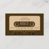 Rétros cartes de visite faits sur commande du DJ (Dos)