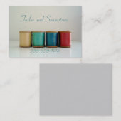 Rétros cartes de visite vintages d'ouvrière (Devant / Derrière)