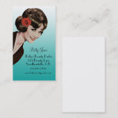 Rétros cartes gonflantes vintages de Cosmetologist (Devant / Derrière)