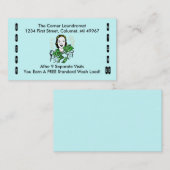 Rétros cartes perforées d'affaires tout magasin (Devant / Derrière)