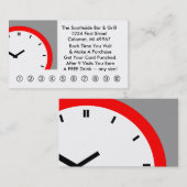 Rétros cartes perforées d'affaires tout visage (Devant / Derrière)