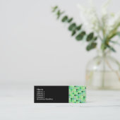 Rétros cartes vertes de profil de points (Debout devant)