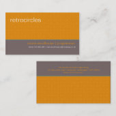 Rétros cercles en bon état et carte de visite (Devant / Derrière)