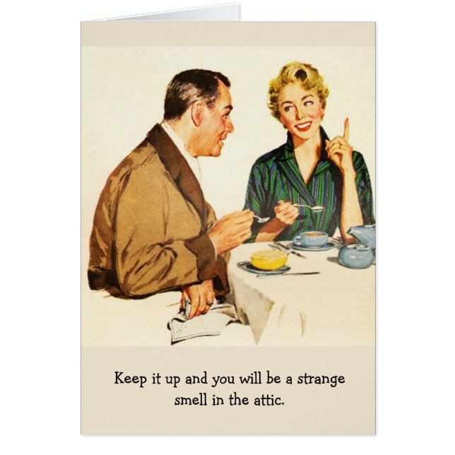Rétros couples - odeur étrange dans le grenier, (Devant)