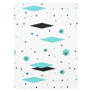 Rétros diamants de turquoise et nappe de
