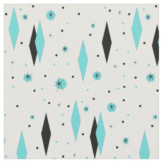 Rétros diamants de turquoise et tissu de (Fermer)