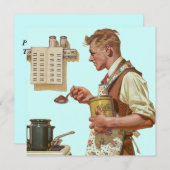 Rétros invitations de fabrication de retraite de (Devant / Derrière)