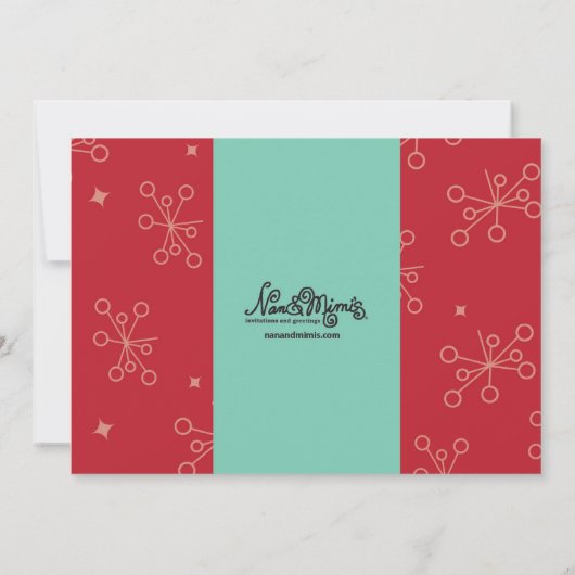 Rétros invitations de fête d'anniversaire de (Dos)