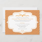 Rétros invitations de mariage d'automne (Devant)