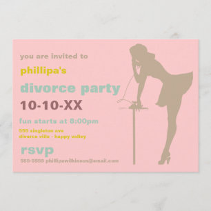 Rétros invitations de partie de divorce