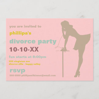 Rétros invitations de partie de divorce