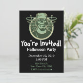 Rétros invitations de partie de Frankenstein (Debout devant)