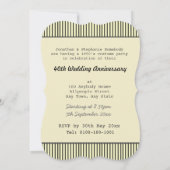 Rétros invitations de partie de juke-box (Dos)