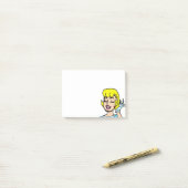 Rétros notes de post-it de beauté de présentation (Sur un bureau)