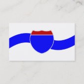 Rétros panneaux routiers d'affaires de cartes (Dos)