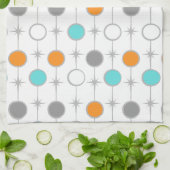 Rétros points et serviette de cuisine de (Plié)