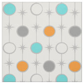 Rétros points et tissu de Starbursts (Échantillon)