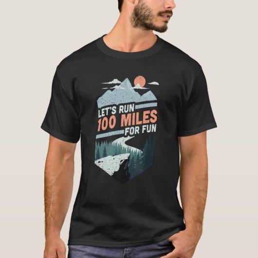 Retro's rennen voor een vun marathonrunner-top t-shirt (Voorkant)