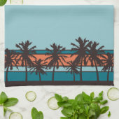 Rétros serviettes de cuisine de plage (Plié)