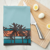 Rétros serviettes de cuisine de plage (Quart Plié)