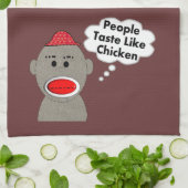 Rétros serviettes de cuisine de singe de (Plié)