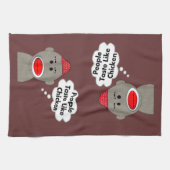 Rétros serviettes de cuisine de singe de (Horizontal)