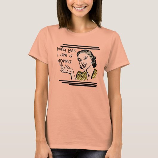 Rétros T-shirts et cadeaux de Nonna (Devant)