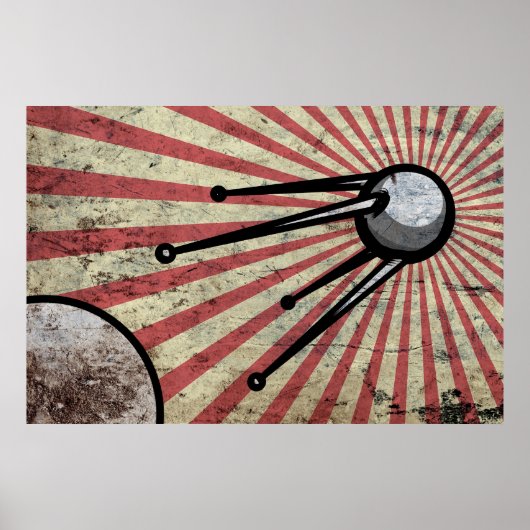 Retrosatelliet Poster (Voorkant)