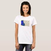 Retroscooter T-shirt (Voorkant volledig)