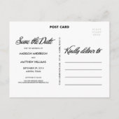 Retroscript | Het Briefkaart Datum opslaan (Achterkant)