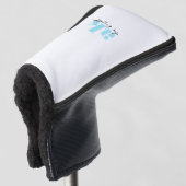 Retrosignatuurmonogram Golfheadcover (3/4 voorkant)