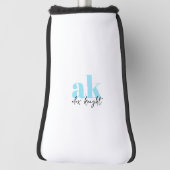 Retrosignatuurmonogram Golfheadcover (Draai 90)
