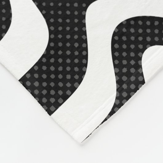 Retroskateboard Fleece Deken (Hoek)