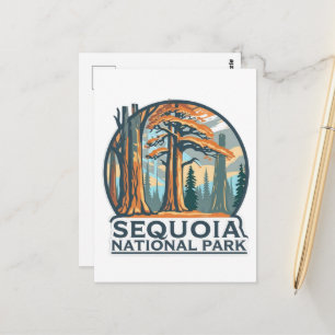 retrospectieve Sequoia National Park Reuzensequoia Briefkaart