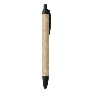 Retrospectrale-bleek-patroon Zwarte Inkt Pen