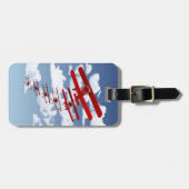 Retrospecvliegtuig Bagagelabel (Voorkant horizontaal)