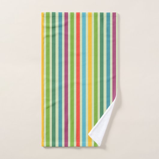 Retrospeelgoed & Stripes Bathroom-handdoekset Bad Handdoek (Handdoek)