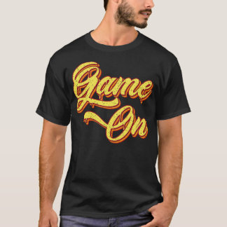 Retrospel op typografie t-shirt