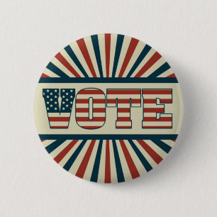 Retrostemming, alle vistuig ronde button 5,7 cm