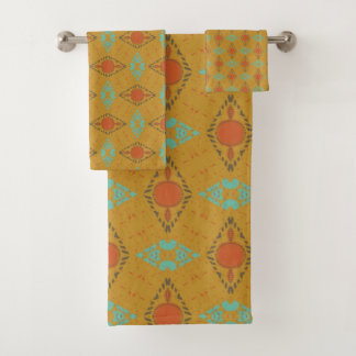  Retrostijl 60 en 70-inch patroon Bad Handdoek
