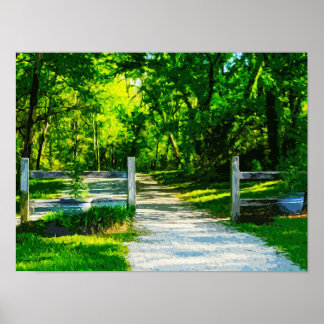 Retrostijl afdrukken, waarde Poster papier (mat)