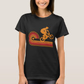 Retrostijl BMX Bike Rider  T-shirt (Voorkant)