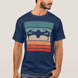 Retrostijl drone, t-shirt