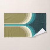 Retrostijl dubbele boogdecoratie bad handdoek (Handdoek)