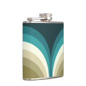 Retrostijl dubbele boogdecoratie heupfles (Rechts)