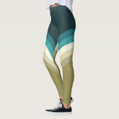 Retrostijl dubbele boogdecoratie leggings (Links)