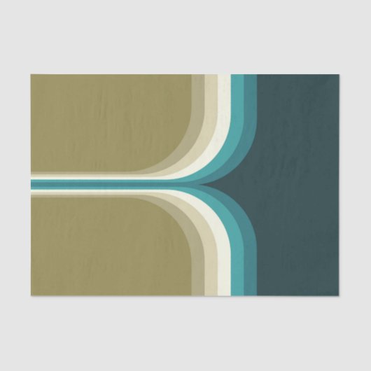 Retrostijl dubbele boogdecoratie tissuepapier (Voorkant)