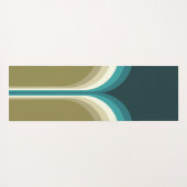 Retrostijl dubbele boogdecoratie yogamat (Achterkant (horizontaal))