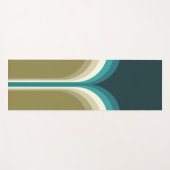 Retrostijl dubbele boogdecoratie yogamat (Voorkant (horizontaal))